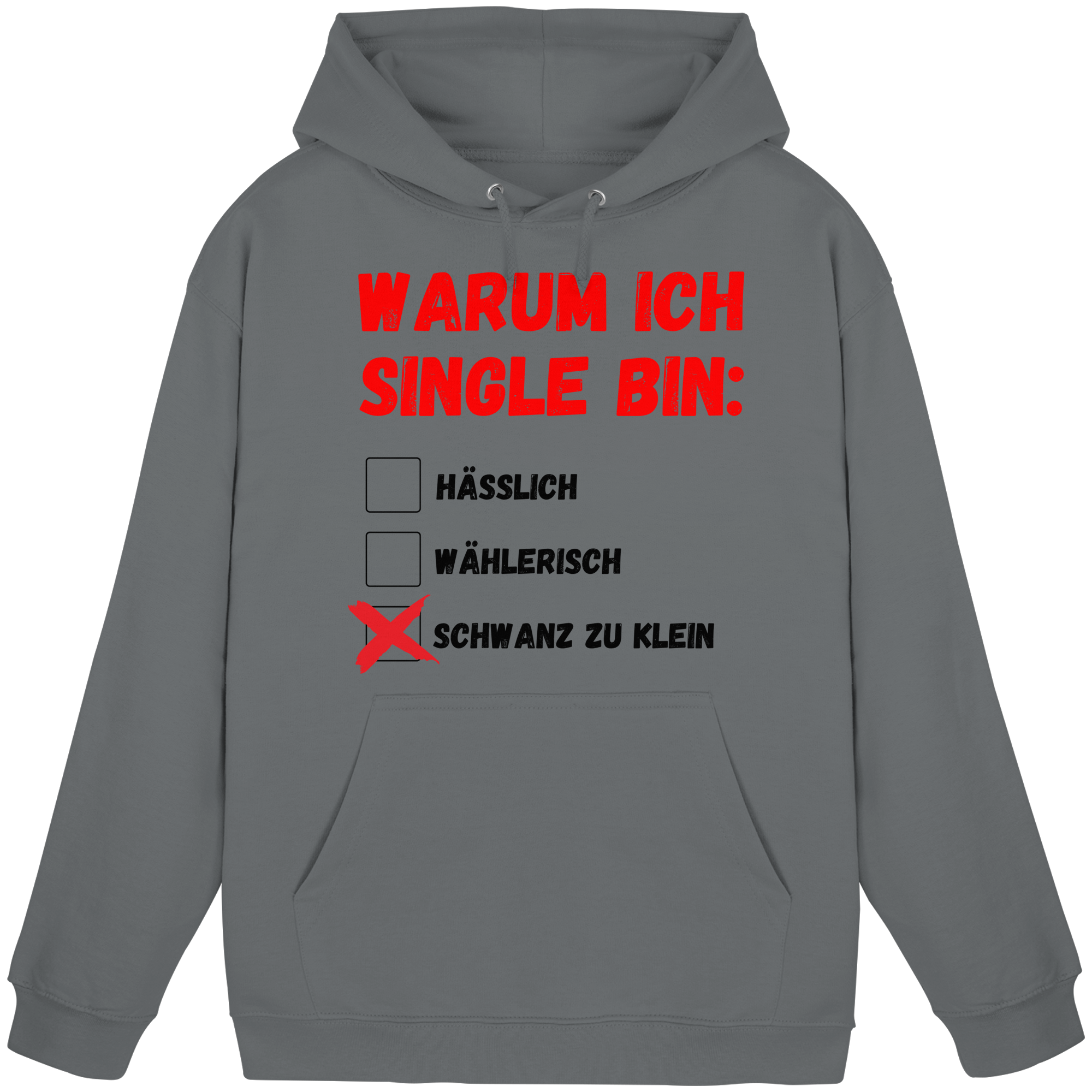 Warum ich Single bin (klein) Hoodie